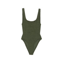 [Hunza G] Swimsuit FW26 S-SQUARE-CR METCRINKLE MEKHA