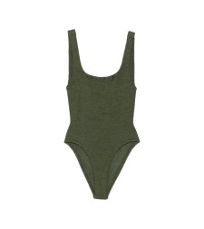 [Hunza G] Swimsuit FW26 S-SQUARE-CR METCRINKLE MEKHA