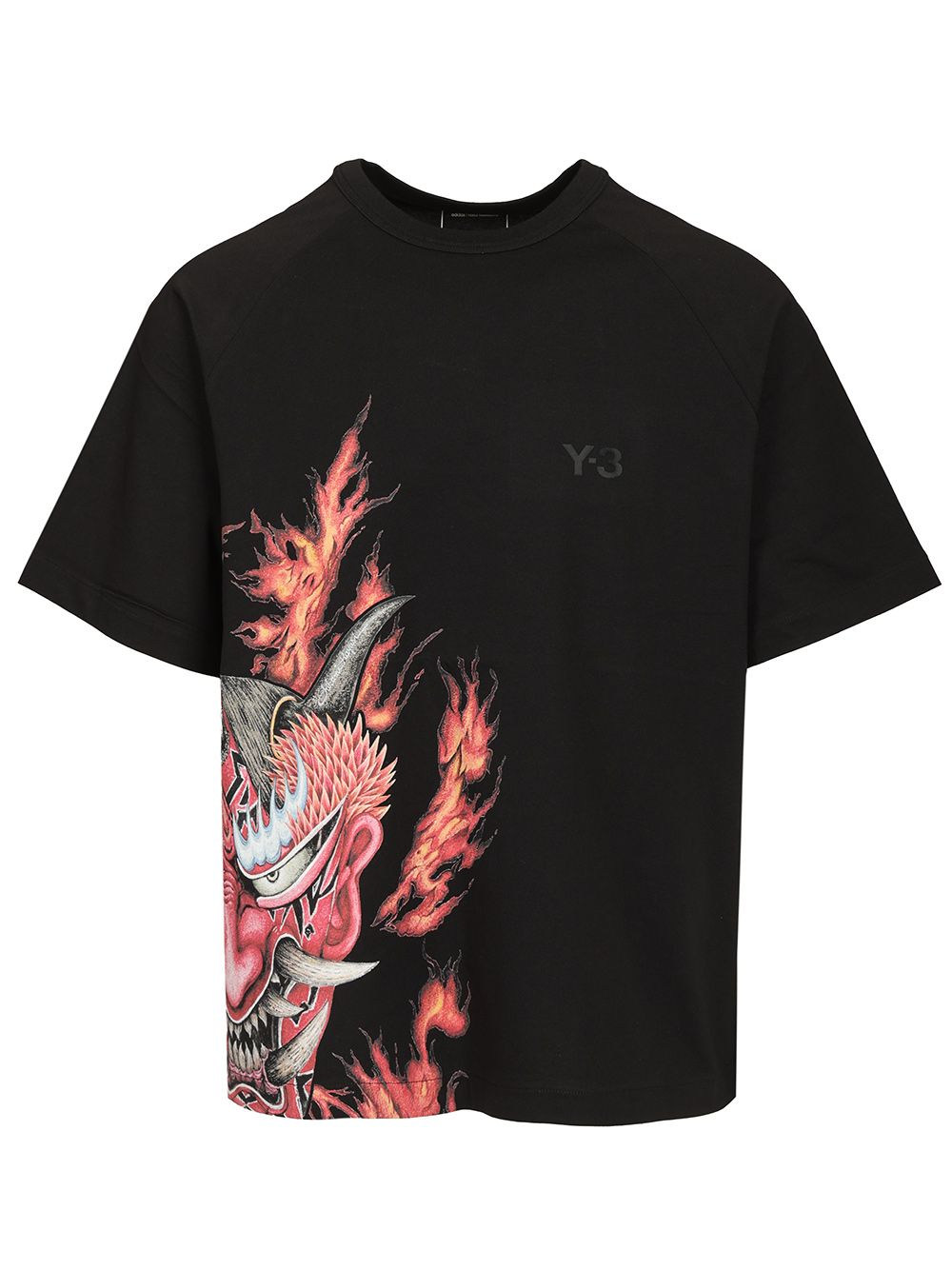 [adidas Y-3] T-shirts Short Sleeve CO KQ8592BLACK
