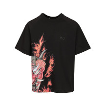 [adidas Y-3] T-shirts Short Sleeve CO KQ8592BLACK