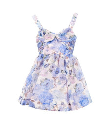 [Zimmermann] Sleeveless dress SS26 6493DC261.SKBLM-SKBLM