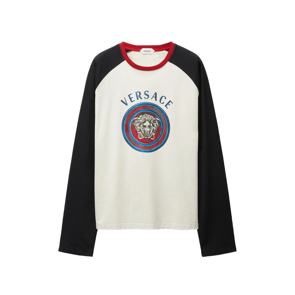 [Versace] T-shirts Long Sleeve FW26 1A18502 1025596 2W0K0