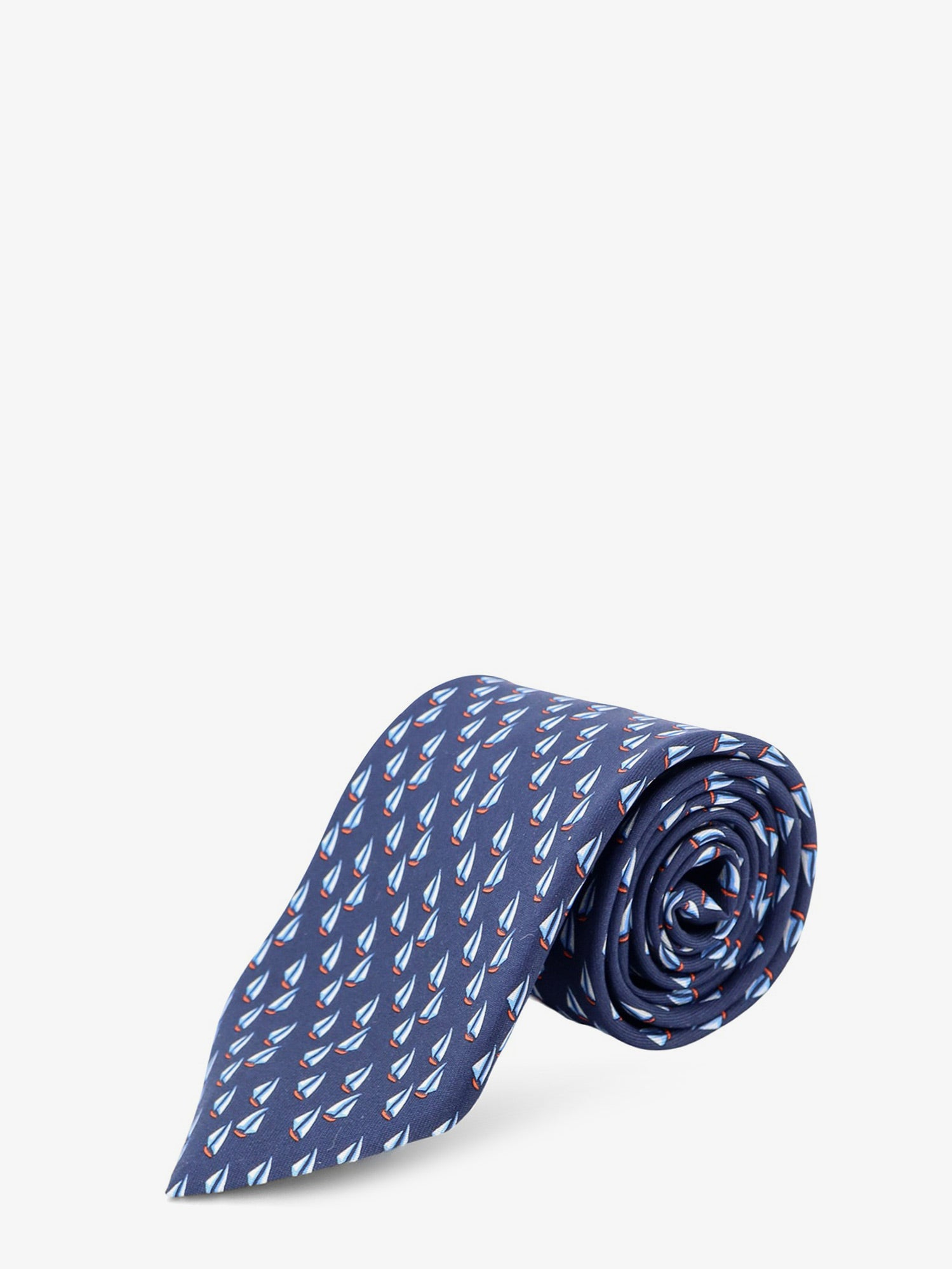 [Ferragamo] Tie FW26 351447794598NAVY