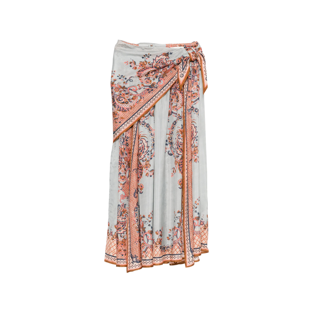 [Zimmermann] Long skirt FW26 8066SSS261  BLUE