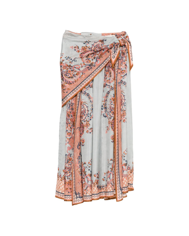 [Zimmermann] Long skirt FW26 8066SSS261  BLUE