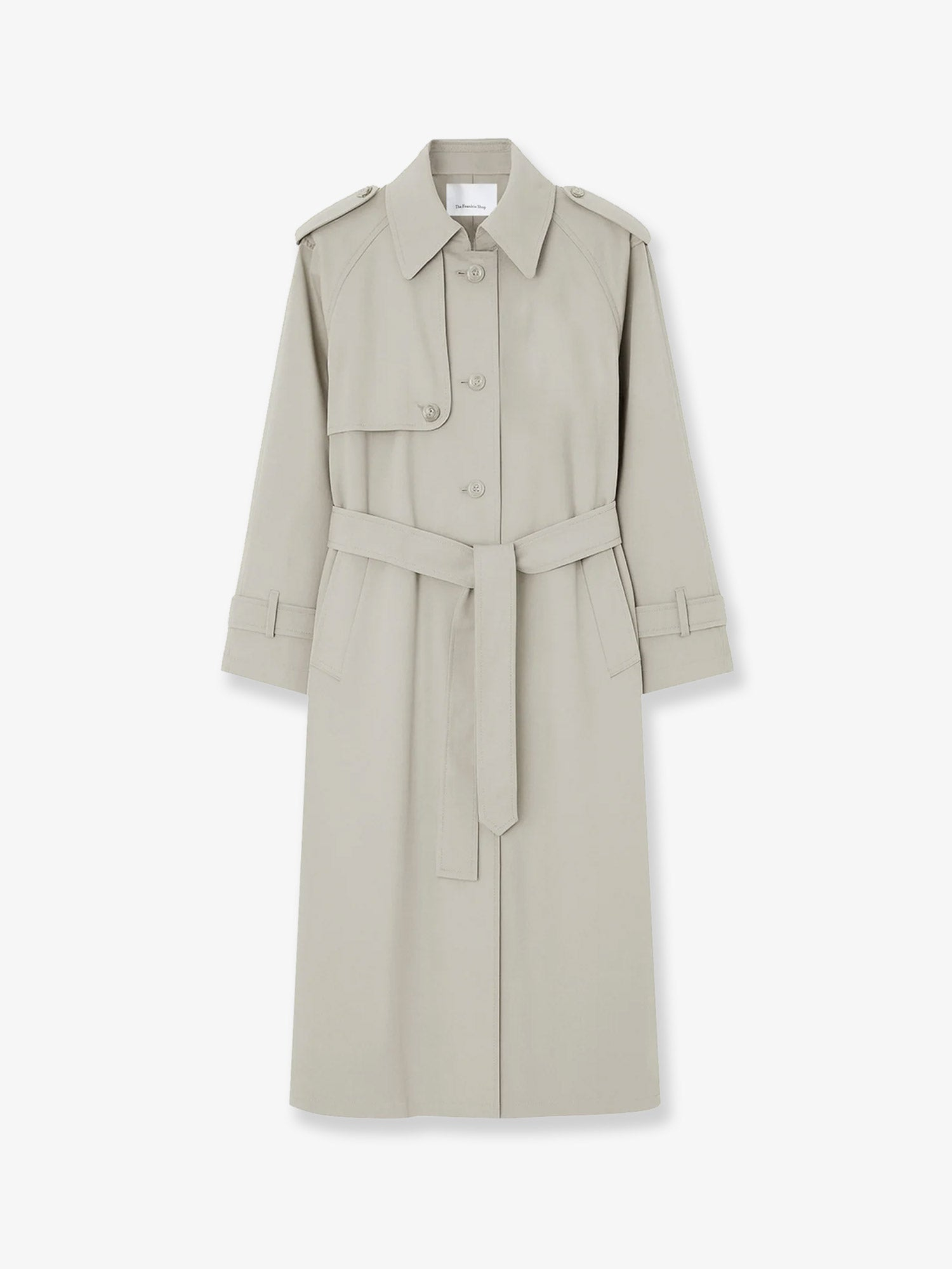 [THE FRANKIE SHOP] Trench Coat FW26 TRFS21991049LIGHTBEIGE