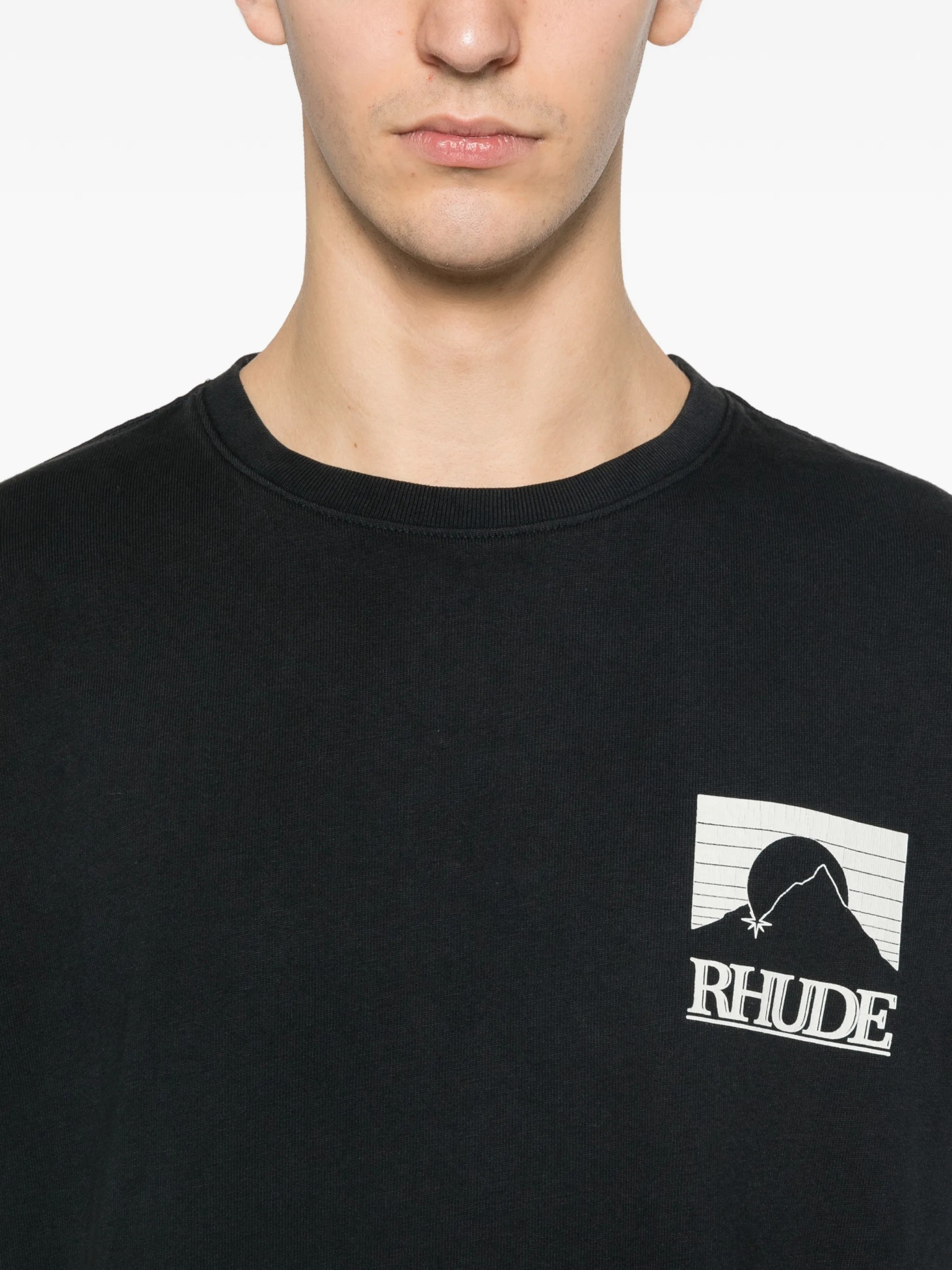 [Rhude] T-shirts Short Sleeve SS26 RHPS26TT070123167BLACK