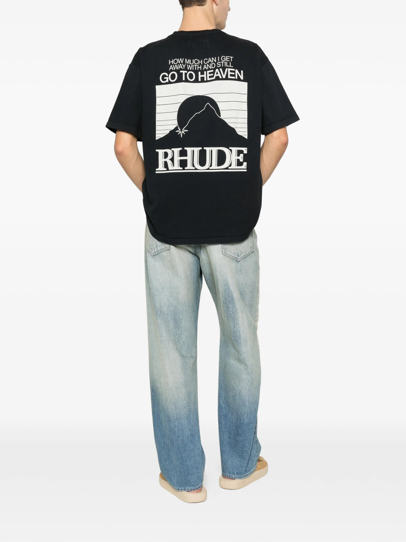 [Rhude] T-shirts Short Sleeve SS26 RHPS26TT070123167BLACK