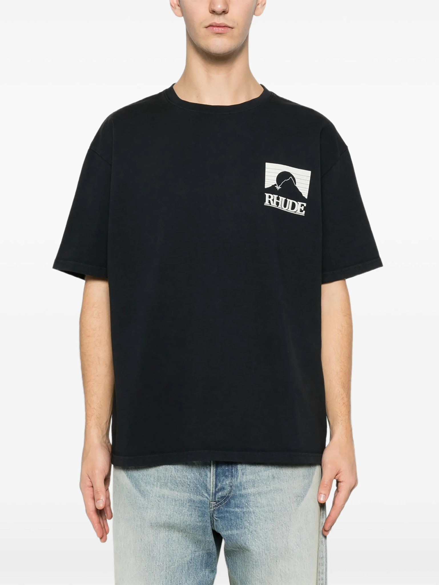[Rhude] T-shirts Short Sleeve SS26 RHPS26TT070123167BLACK