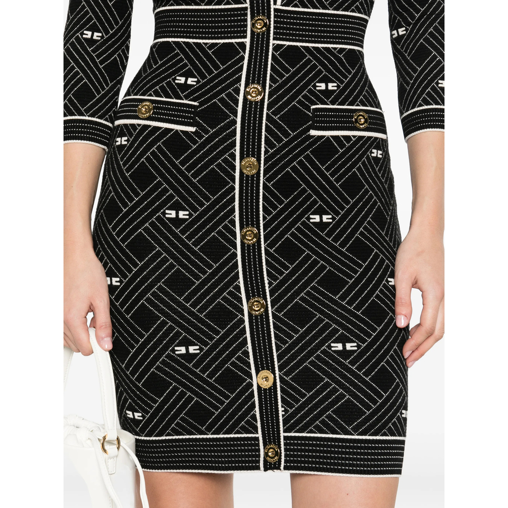 [ELISABETTA FRANCHI] Long sleeve dress SS26 AM19Q61E2  685