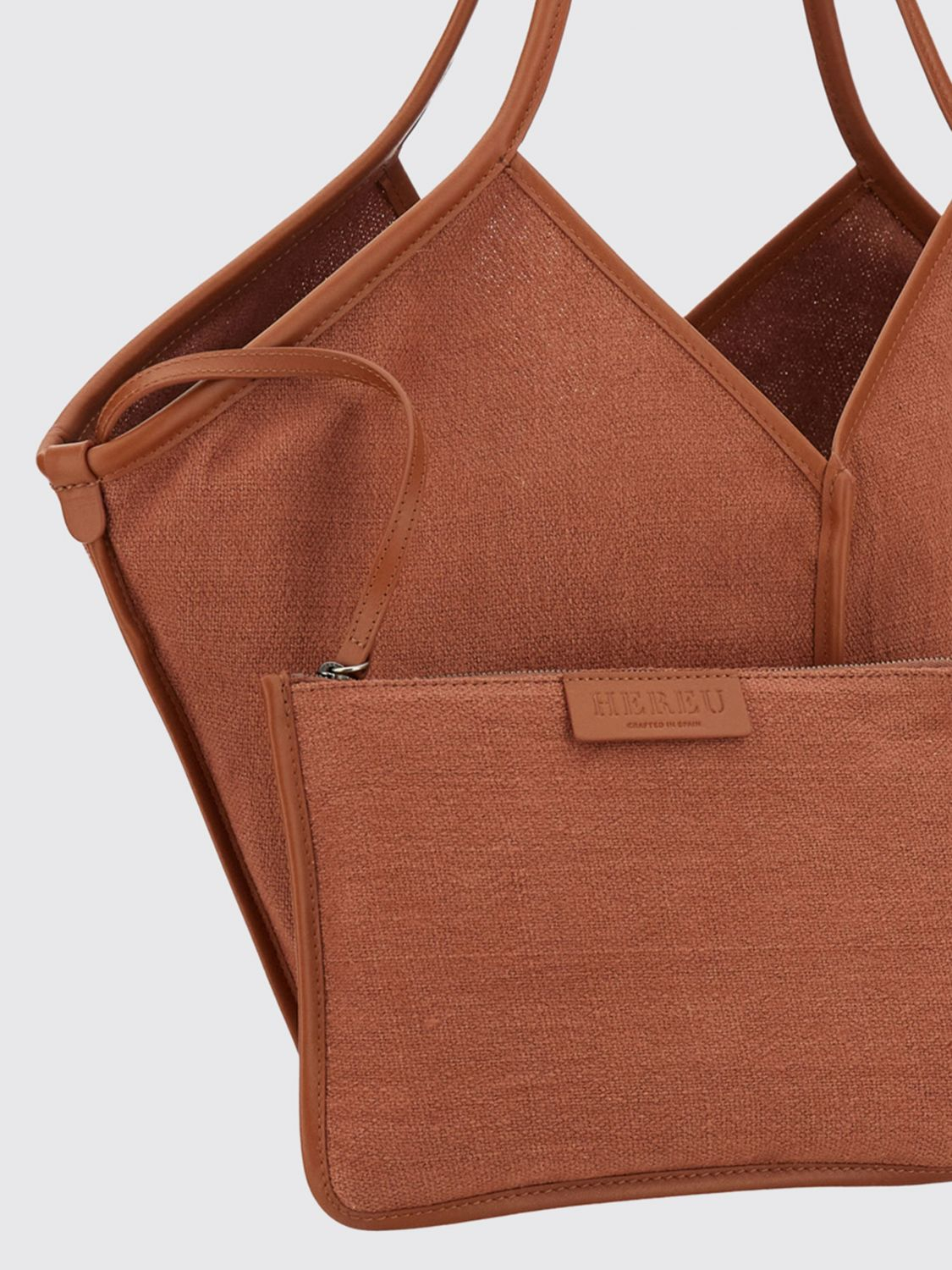 [HEREU] Tote bag SS26 CASOLIWBS26 TERRACOTTA