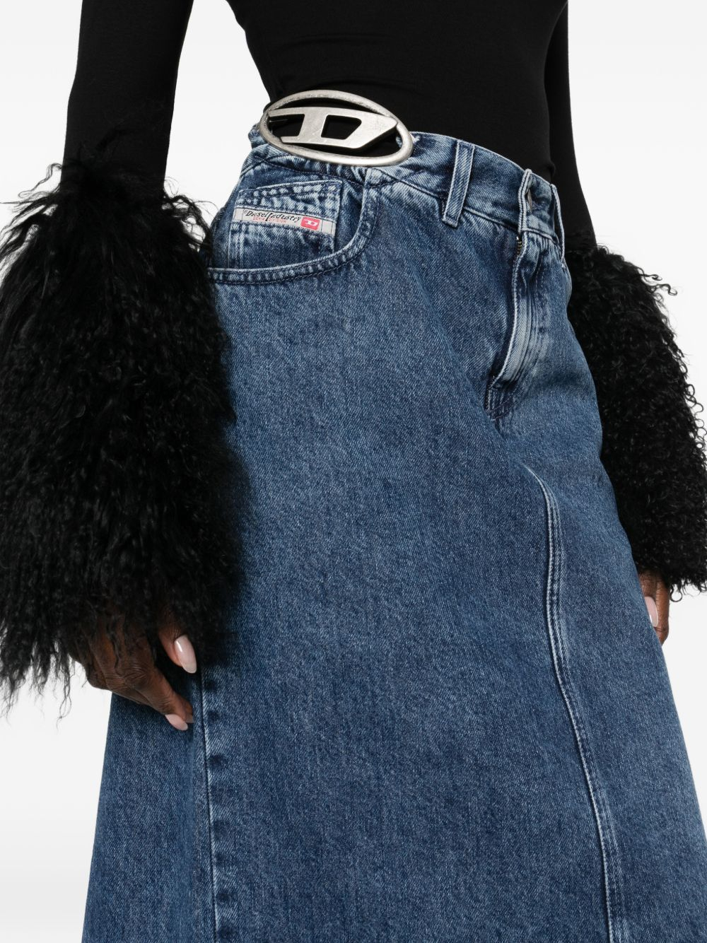 [Diesel] Midi skirt SS26 A217160ADCD01