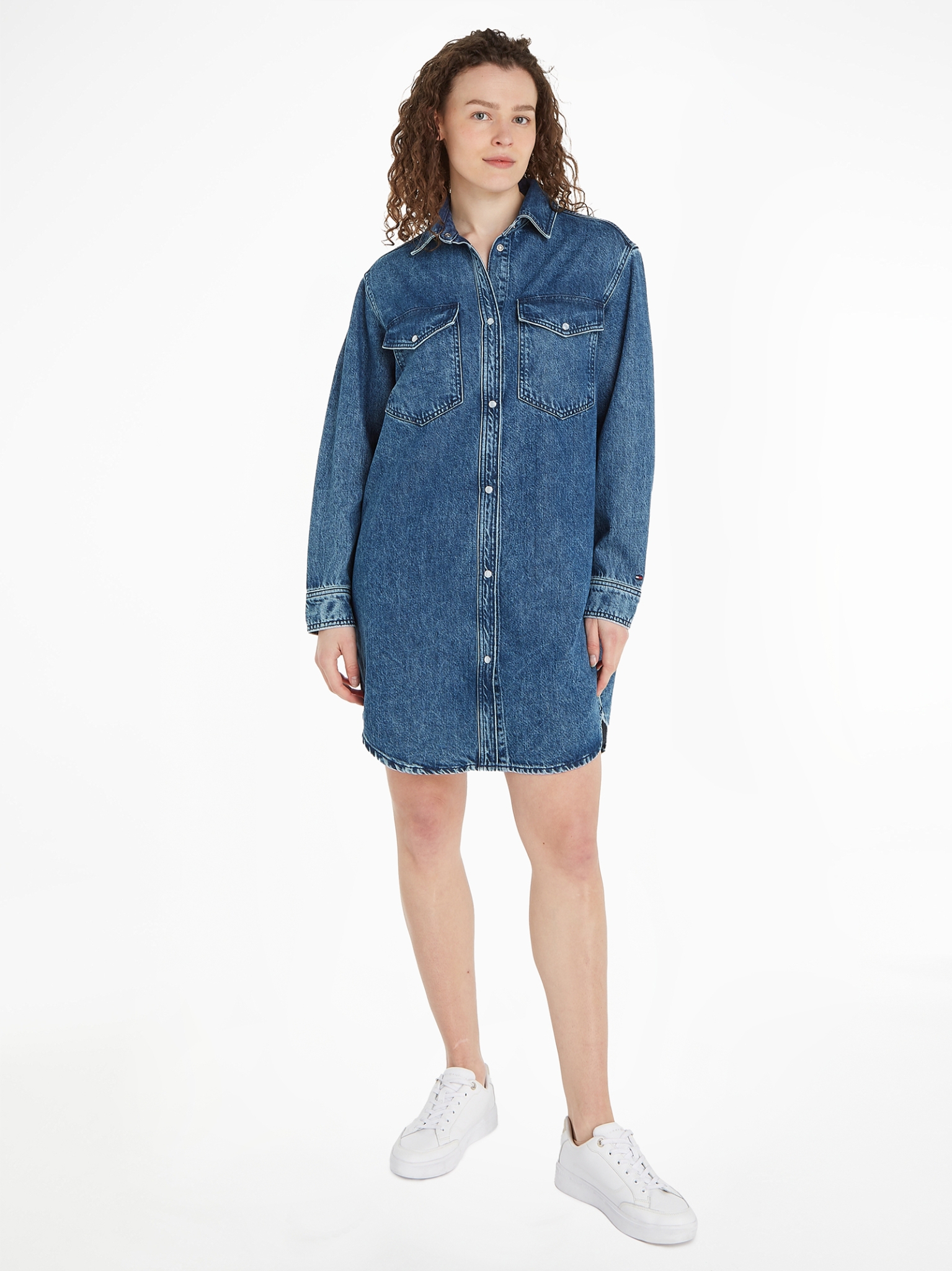 [Tommy Hilfiger] Long sleeve dress SS24 WW0WW406551A6