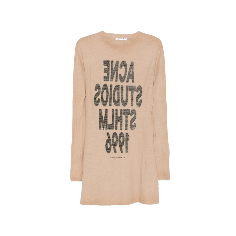 [Acne Studios] Long sleeve dress SS26 A20934  LGBLU