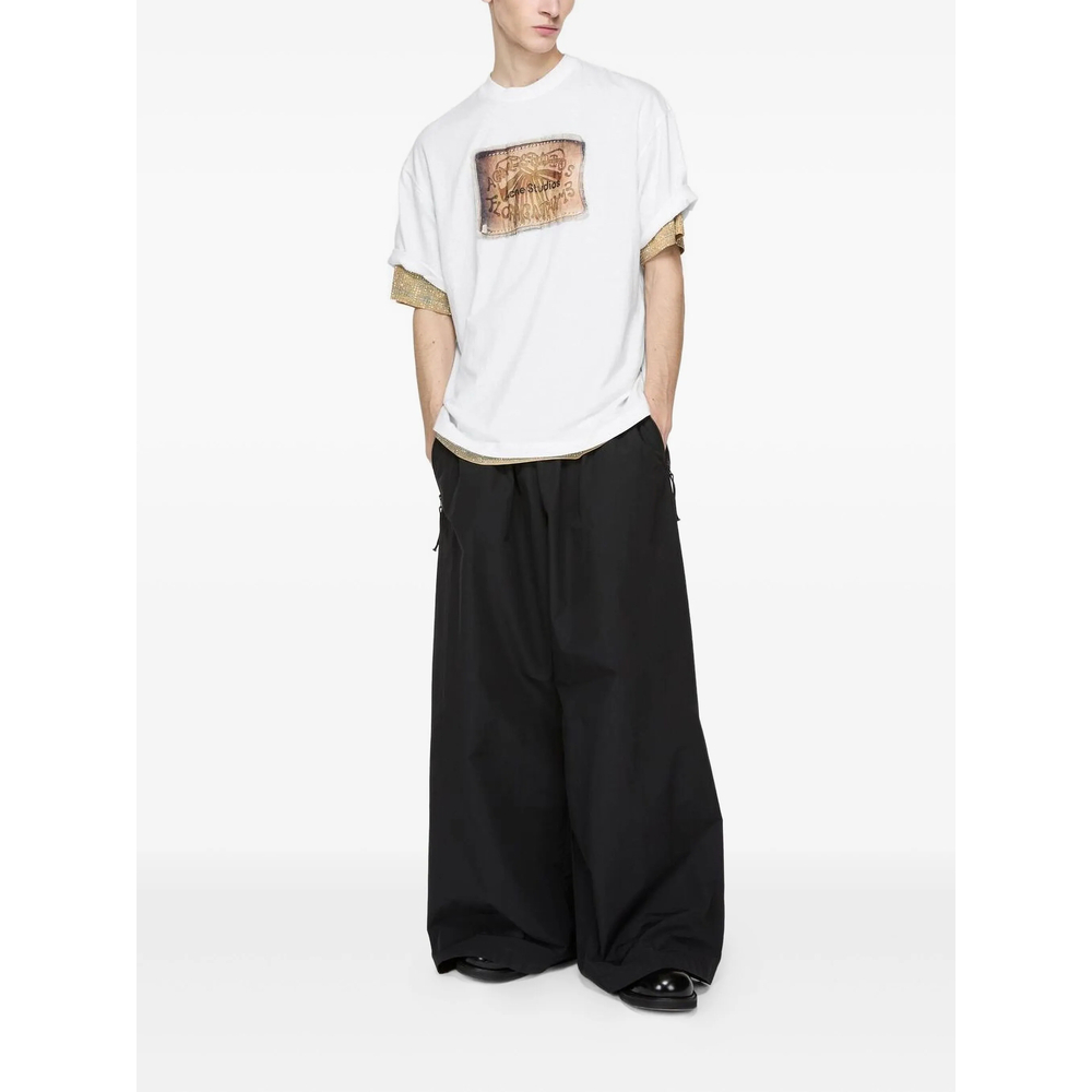 [Acne Studios] T-shirts Short Sleeve SS26 CL0391  WHITE