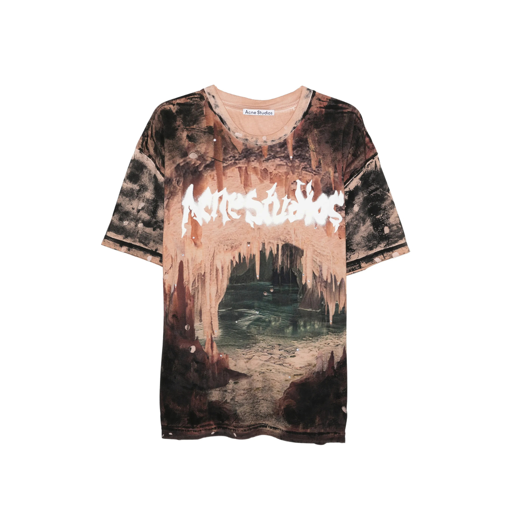 [Acne Studios] T-shirts Short Sleeve SS26 BL0434  BLKBR