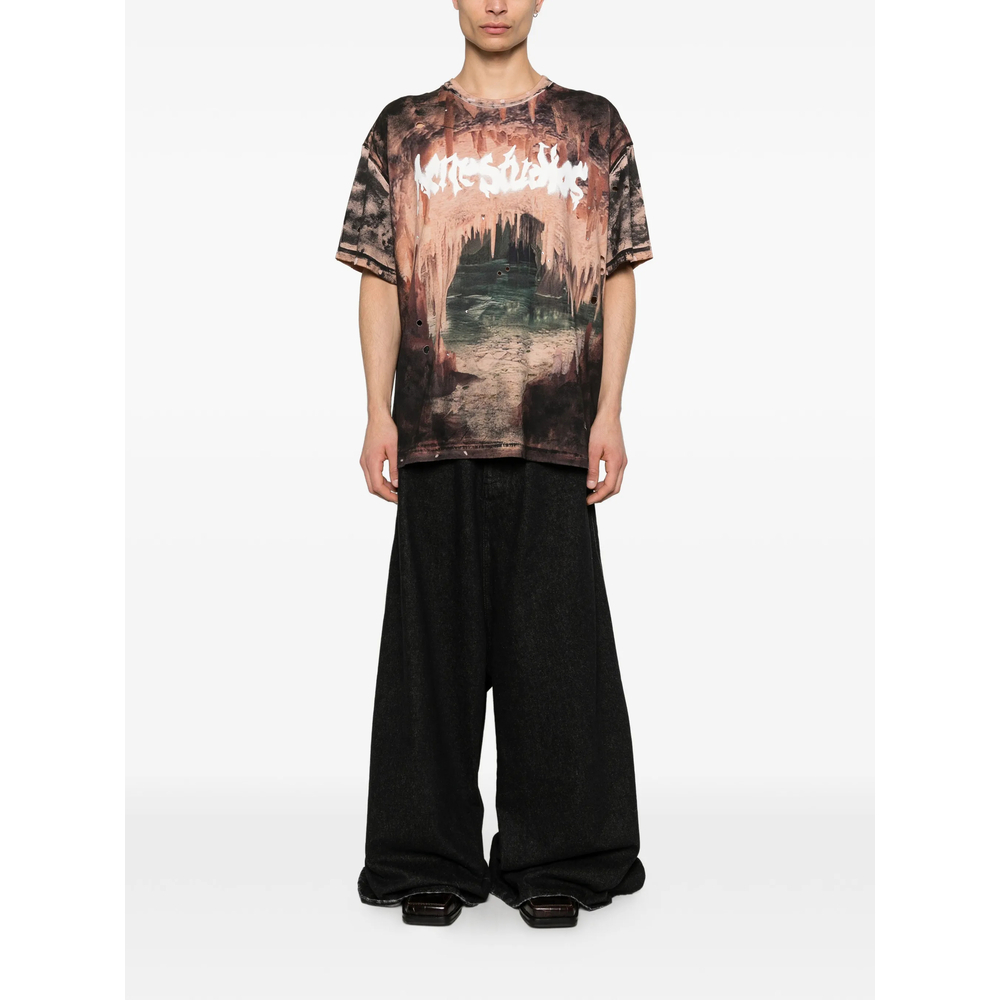 [Acne Studios] T-shirts Short Sleeve SS26 BL0434  BLKBR