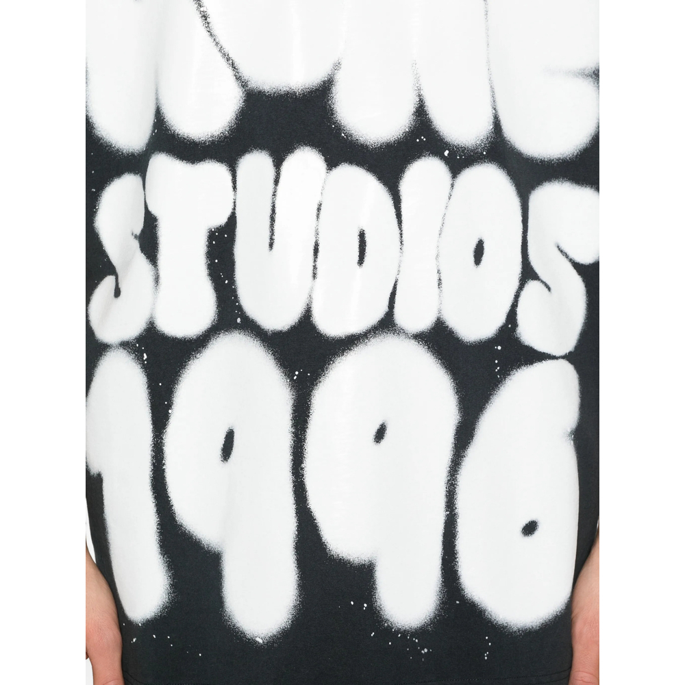 [Acne Studios] T-shirts Short Sleeve SS26 CL0333  BLKWH