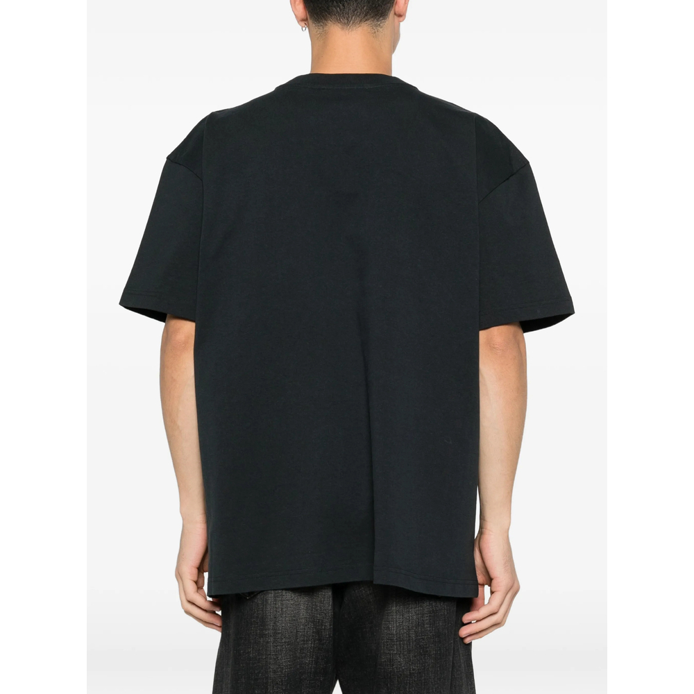 [Acne Studios] T-shirts Short Sleeve SS26 CL0333  BLKWH