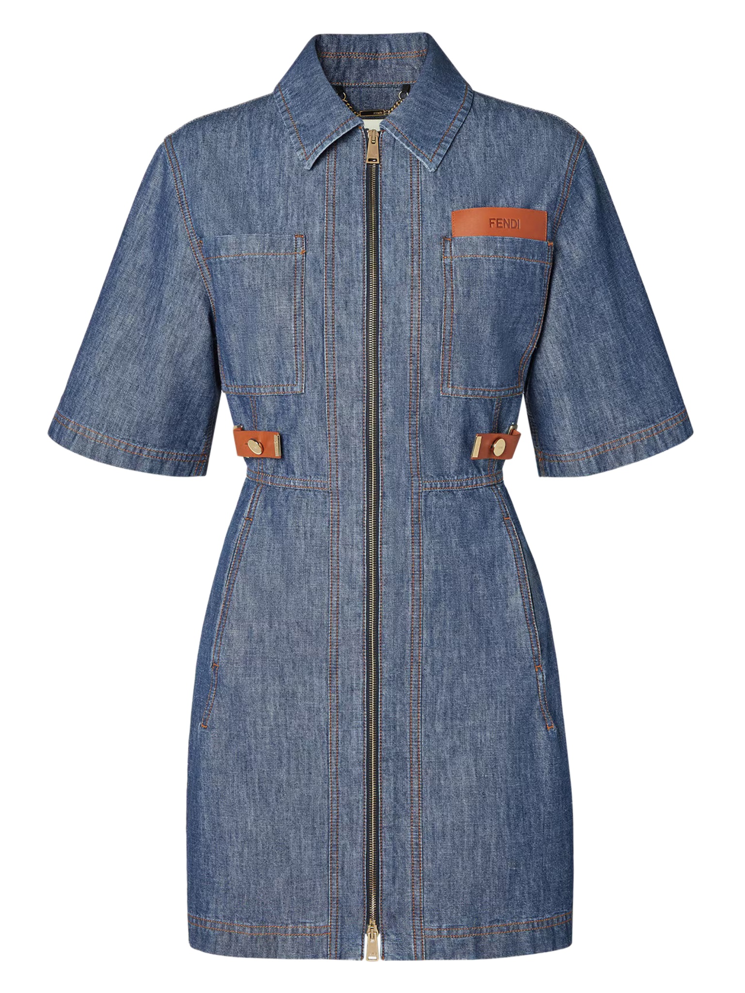 [Fendi] Short sleeve dress FW26 FLD576AW8HF0QB0