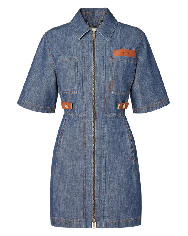 [Fendi] Short sleeve dress FW26 FLD576AW8HF0QB0