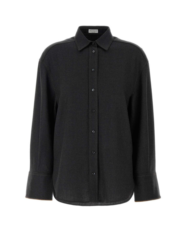 [Brunello Cucinelli] Shirts Long Sleeve FW26 MP550M1M06 C1135