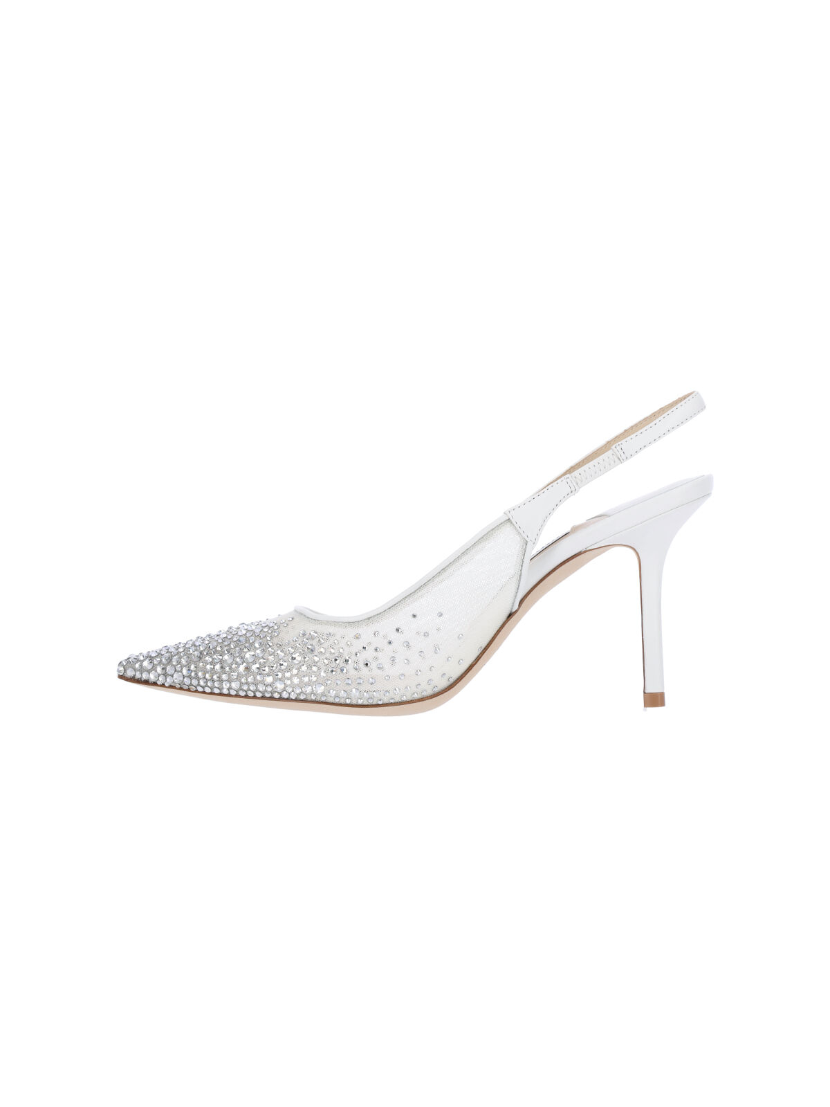 [Jimmy Choo] Pumps FW26 LOVE SB 85 NYTWHITE CRYSTAL