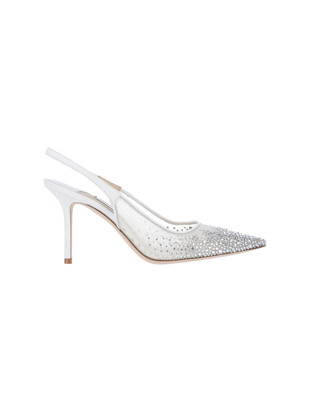 [Jimmy Choo] Pumps FW26 LOVE SB 85 NYTWHITE CRYSTAL