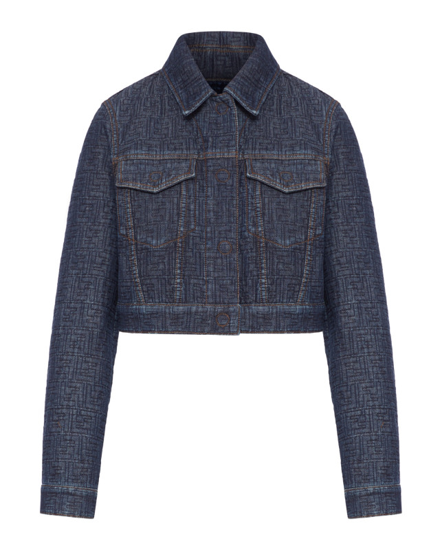 [Fendi] Denim Jacket SS26 FLF834AW82F1UKI BLUEBERRY 26