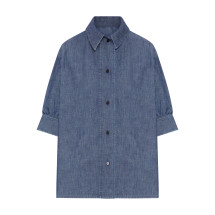 [Jil Sander] Shirts Short Sleeve SS26 J02DL0291J45323406 INDIGO
