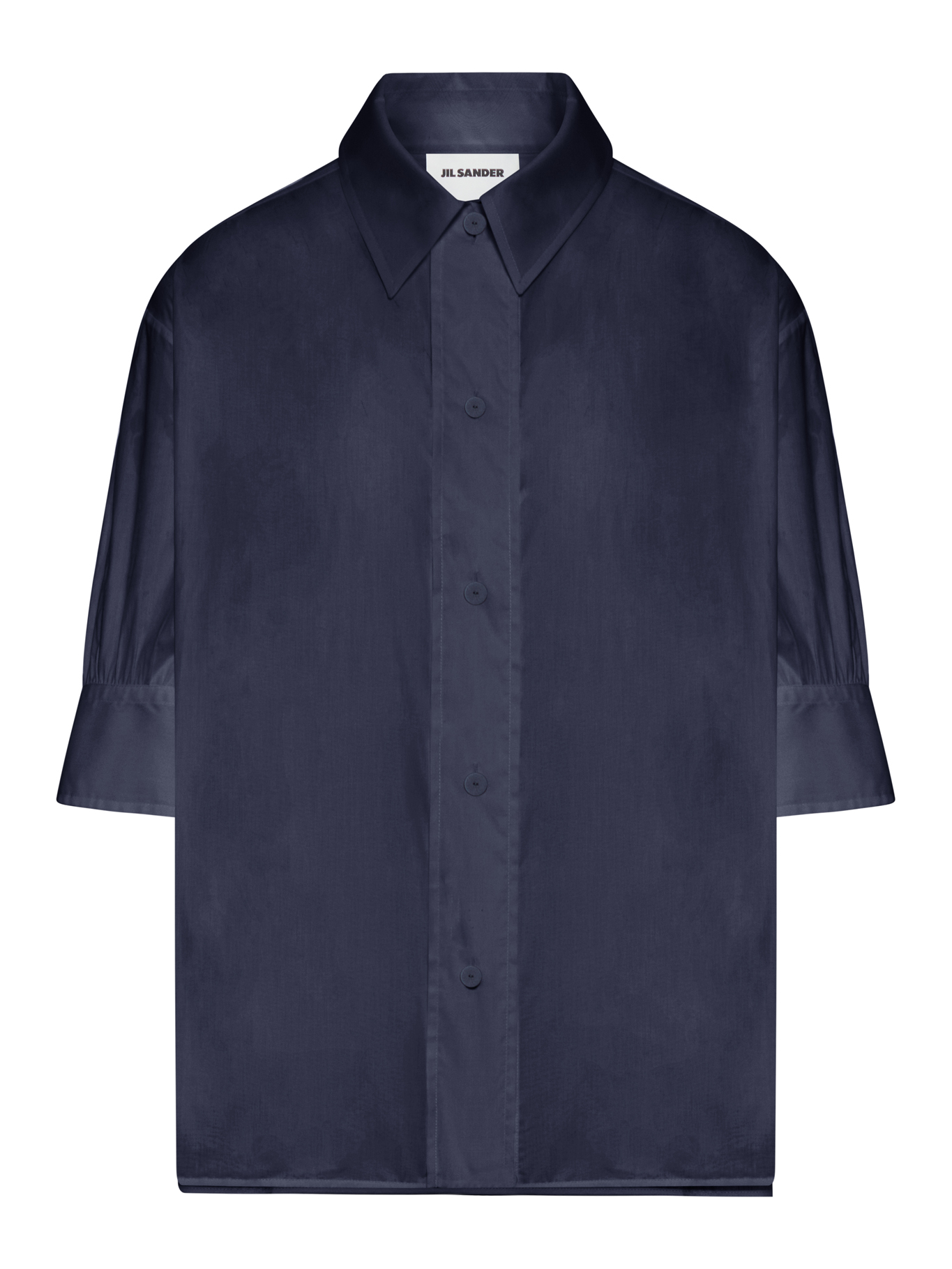 [Jil Sander] Shirts Long Sleeve SS26 J01DL0162J45326402 MIDNIGHT
