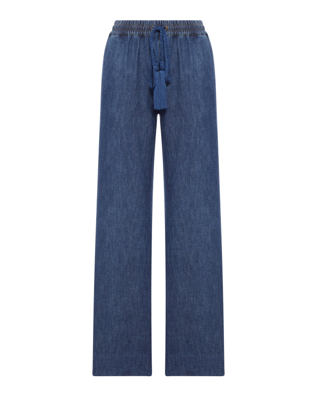 [Valentino Garavani] Trousers SS26 8B3DD21K9YA558 MEDIUM BLUE DENIM