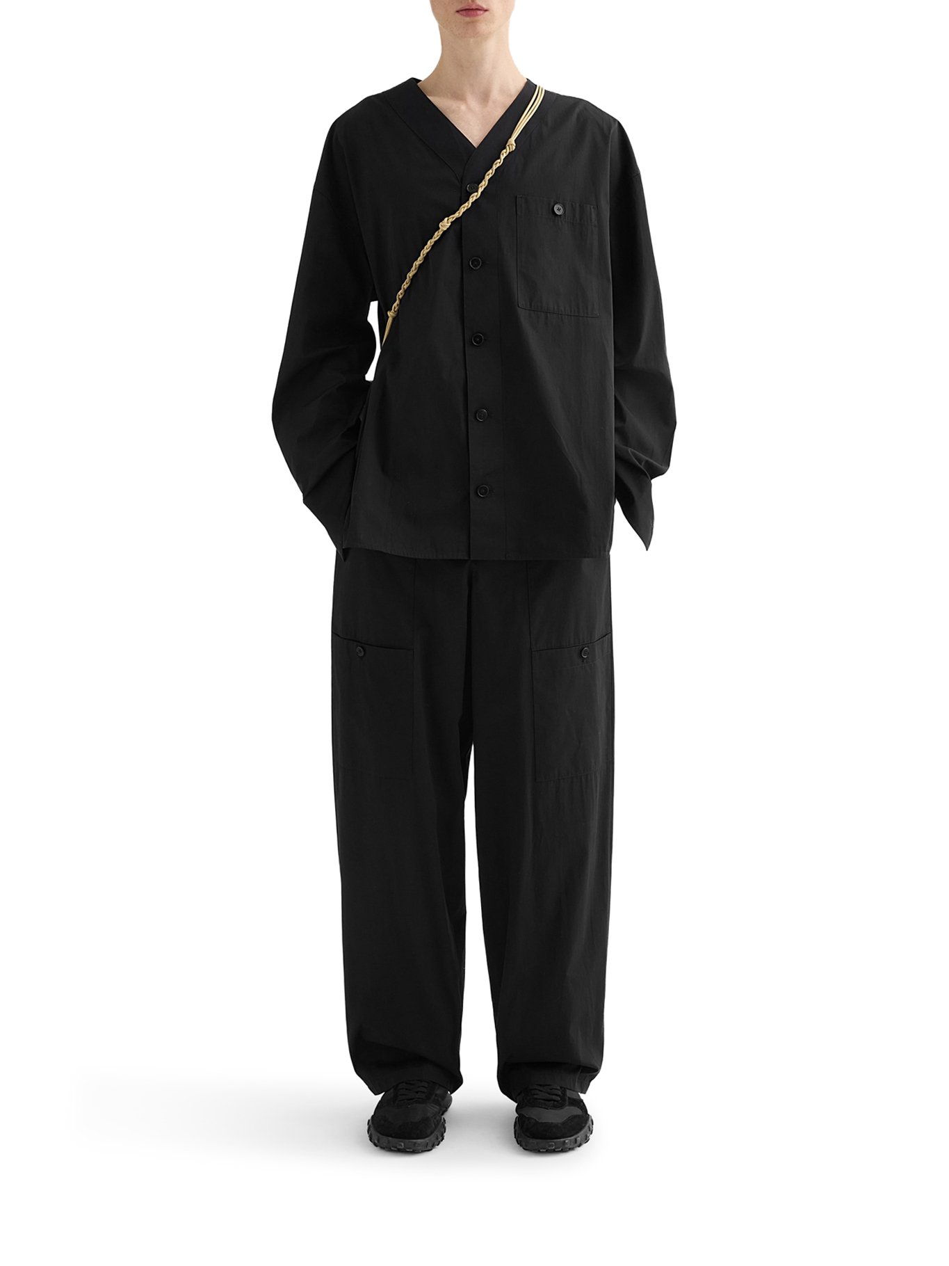 [Jil Sander] Trousers SS26 J47KA0295J45292001 BLACK