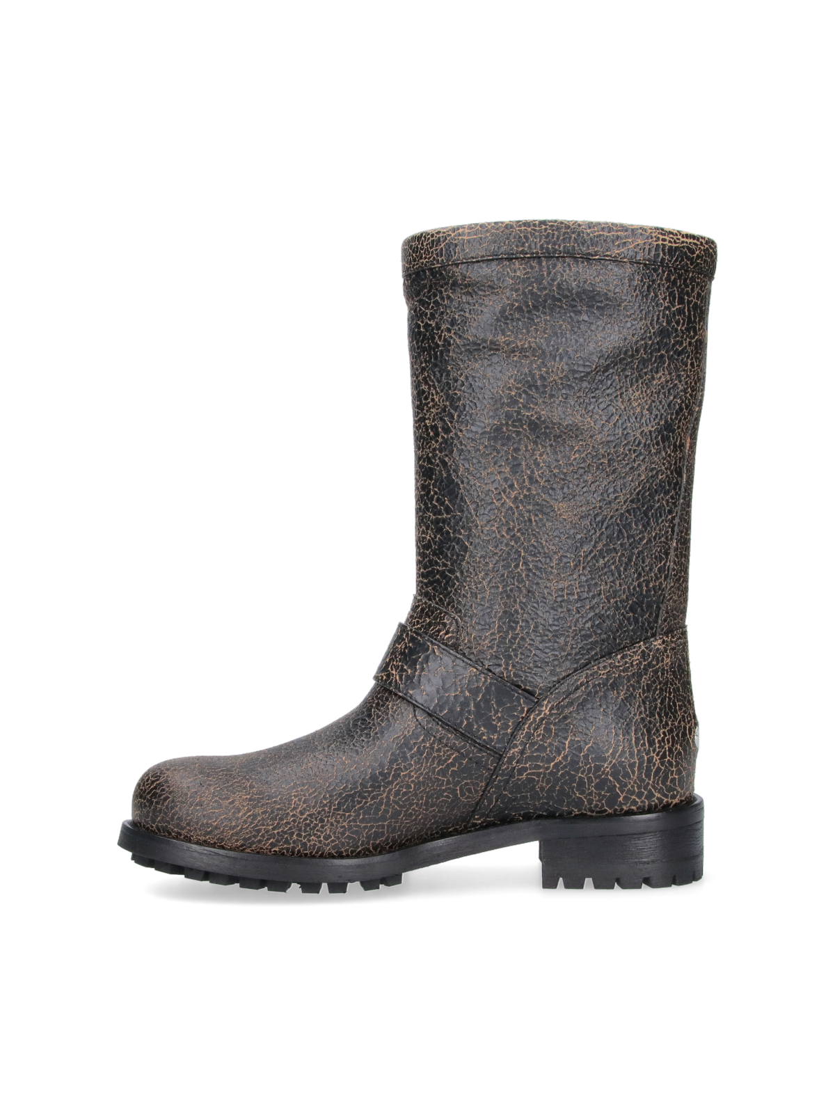 [Jimmy Choo] Ankle Boots FW26 BIKER MID CTHBLACK TOFFEE