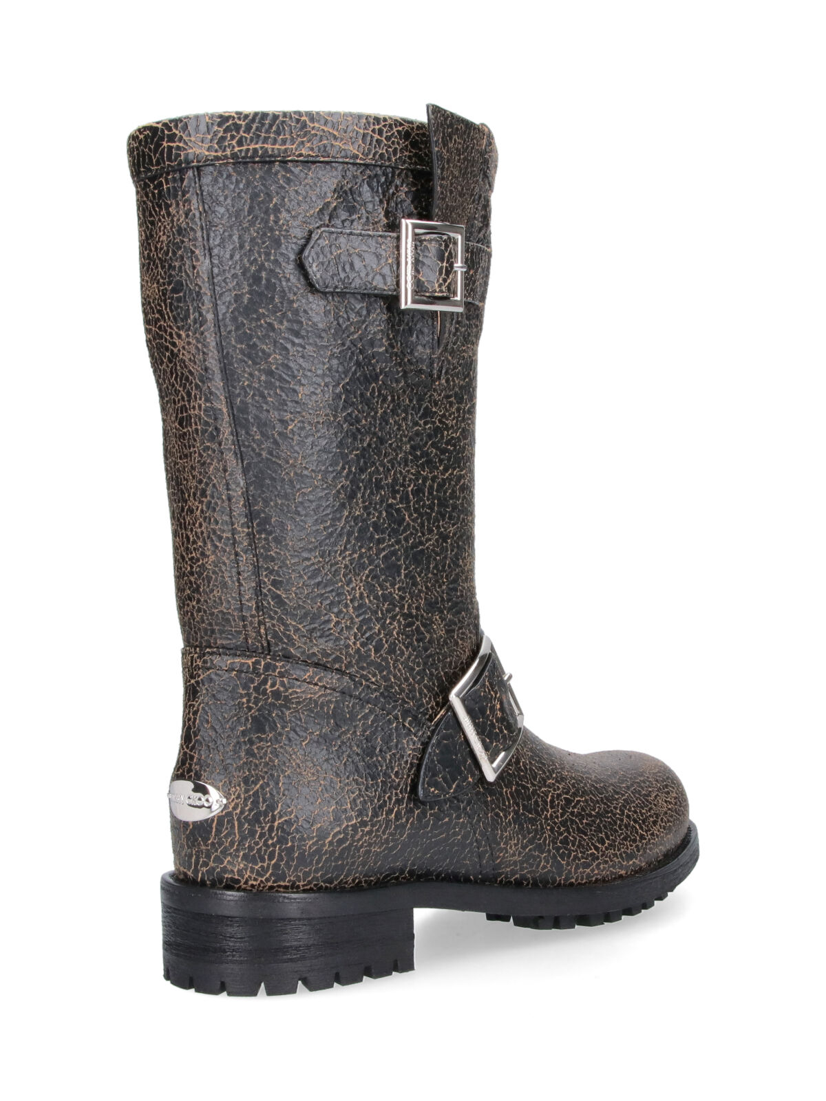 [Jimmy Choo] Ankle Boots FW26 BIKER MID CTHBLACK TOFFEE
