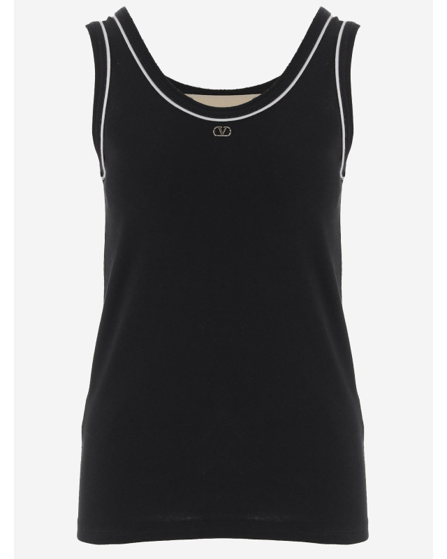 [Valentino] T-shirts Sleeveless FW26 9B3MC02QAA50NI