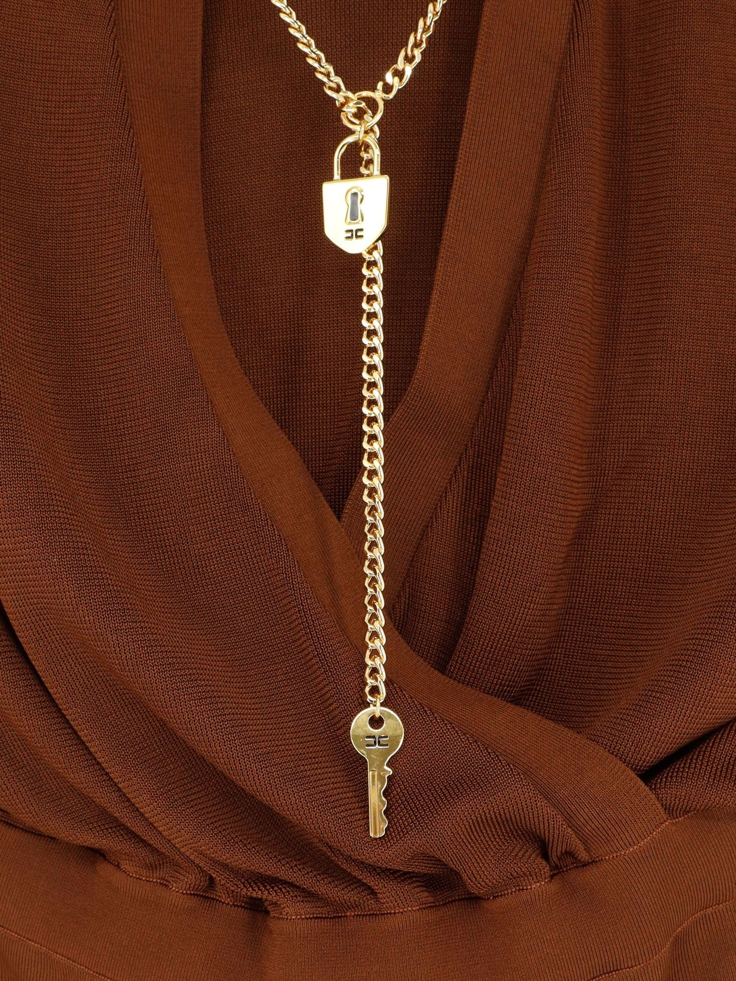 [ELISABETTA FRANCHI] Sleeveless dress FW26 AM19S66E2FK3