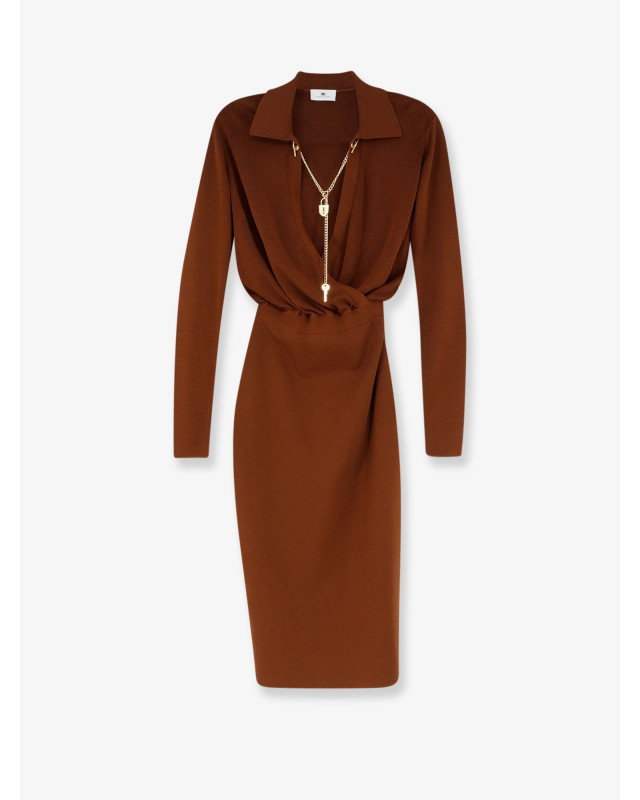 [ELISABETTA FRANCHI] Sleeveless dress FW26 AM19S66E2FK3