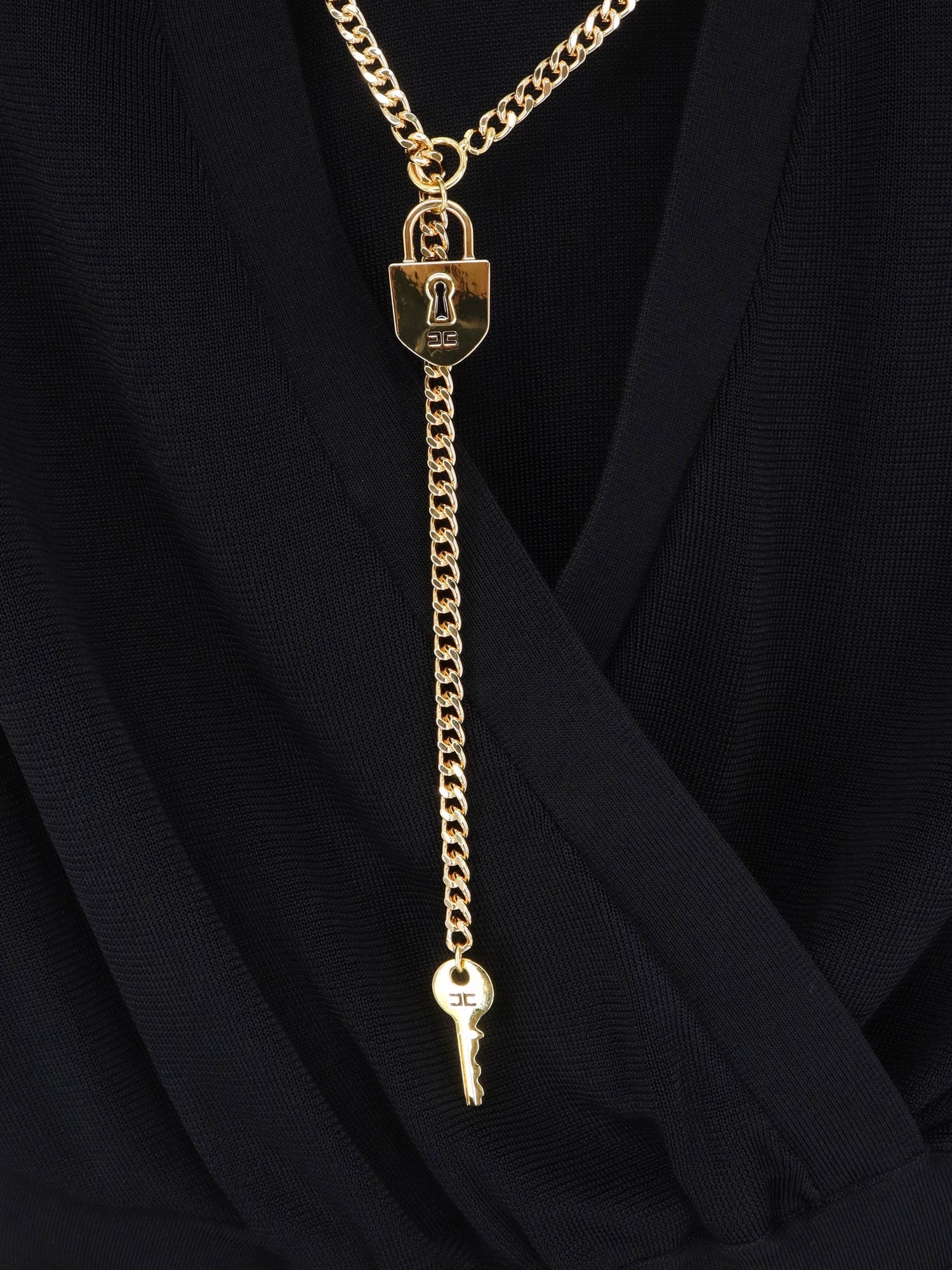 [ELISABETTA FRANCHI] T-shirts Long Sleeve FW26 BK03S66E2110