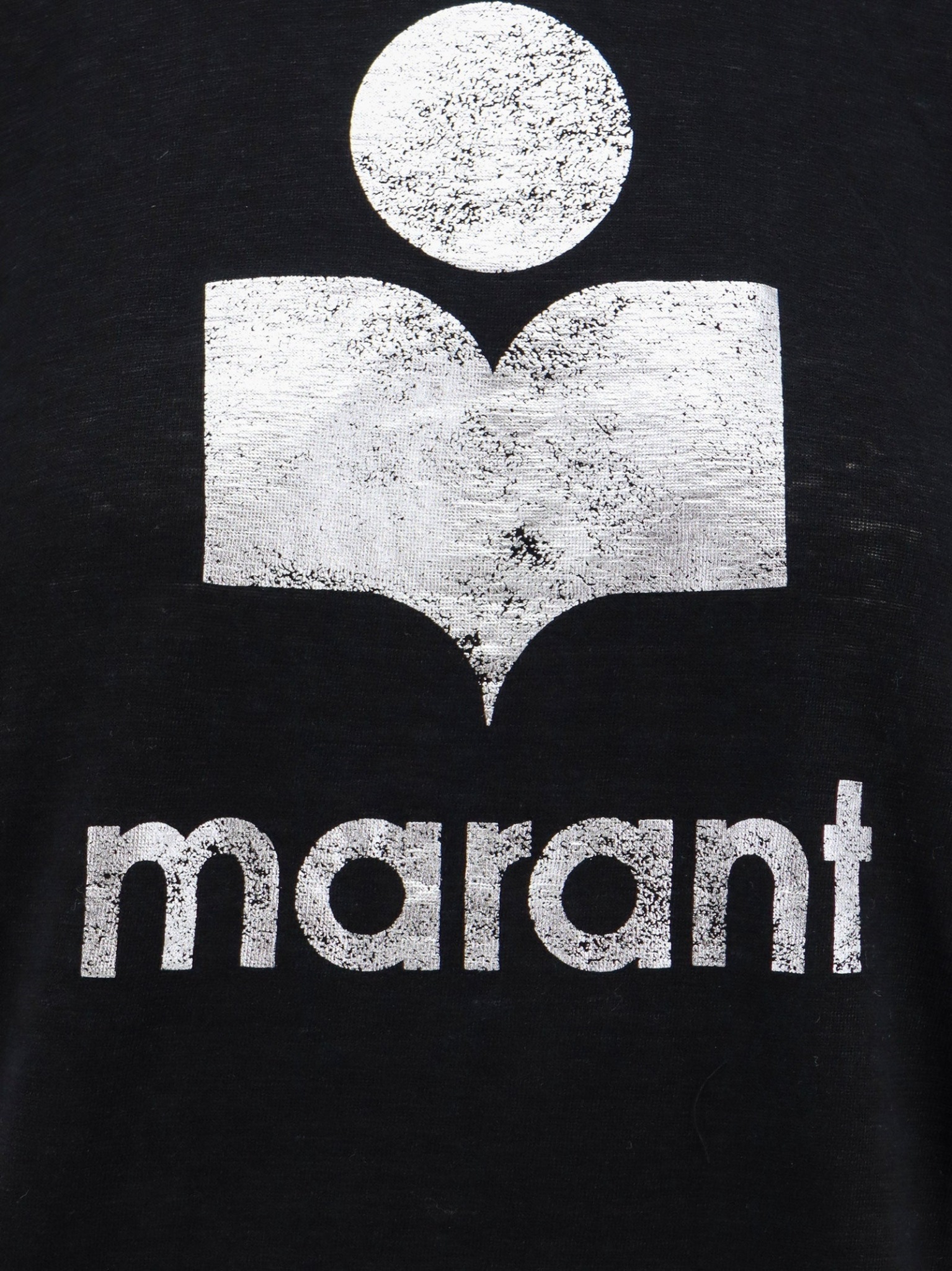 [Marant Etoile] T-shirts Short Sleeve FW26 TS0001FBA1N10E01BK