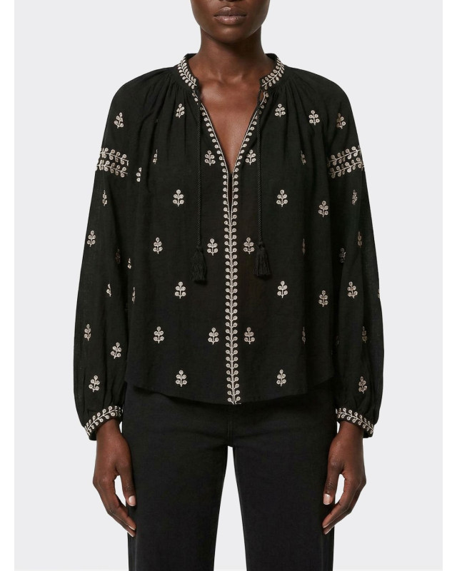 [Isabel Marant] Blouse SS26 HT0826FAD1J12I 01BK