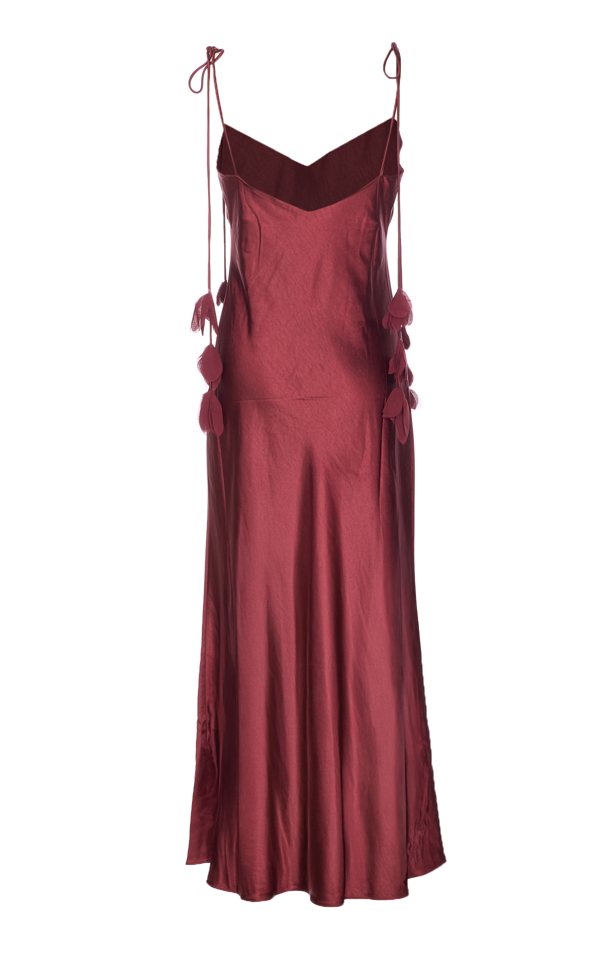 [SELF PORTRAIT] Sleeveless dress SS26 218MBURGUNDY