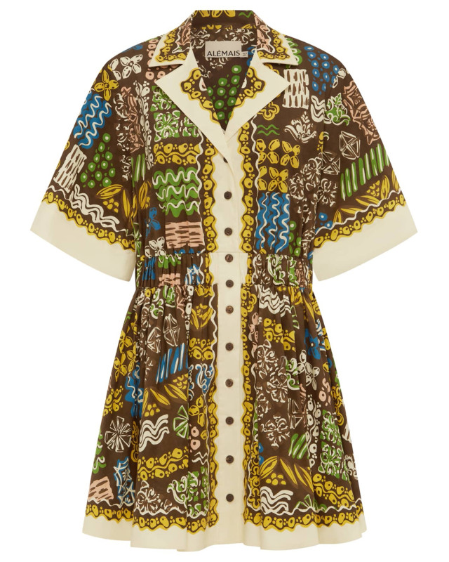 [Alemais] Short sleeve dress FW26 7330DMULTI