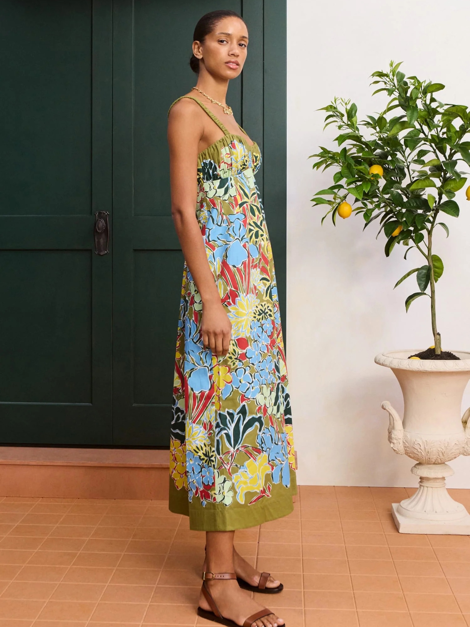 [Alemais] Sleeveless dress FW26 7224DMULTI