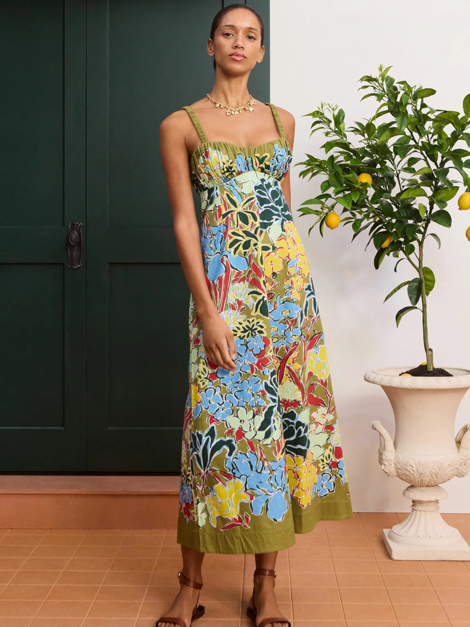 [Alemais] Sleeveless dress FW26 7224DMULTI