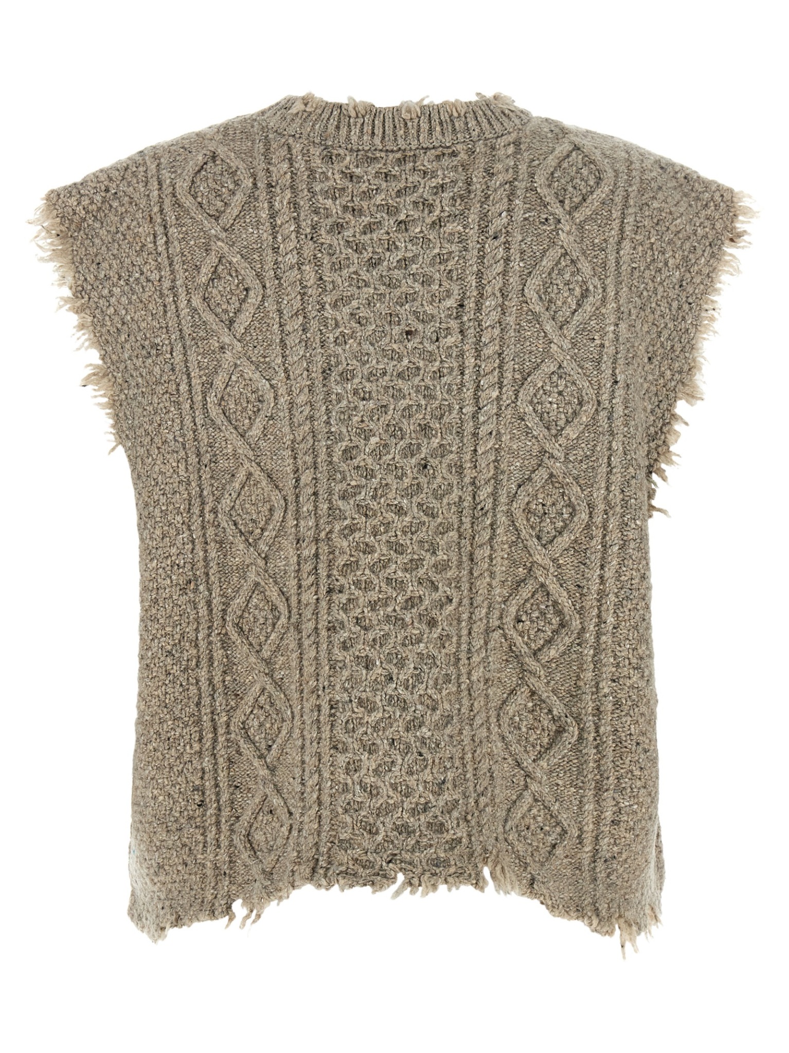 [R13] Knitwear FW26 R13WY228Y290ALIGHTHEATHERGREYTWEED
