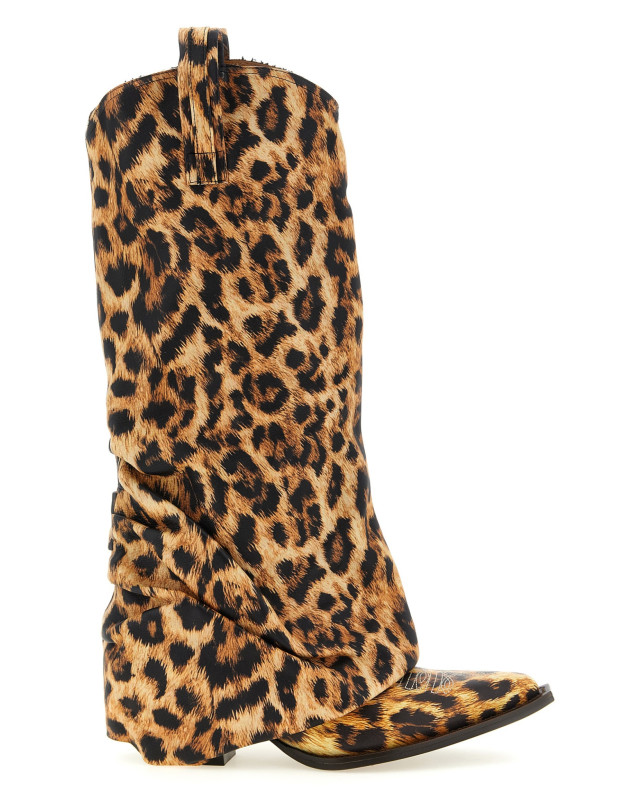 [R13] Boots FW26 R13S0107S263APRINTEDYELLOWLEOPARD