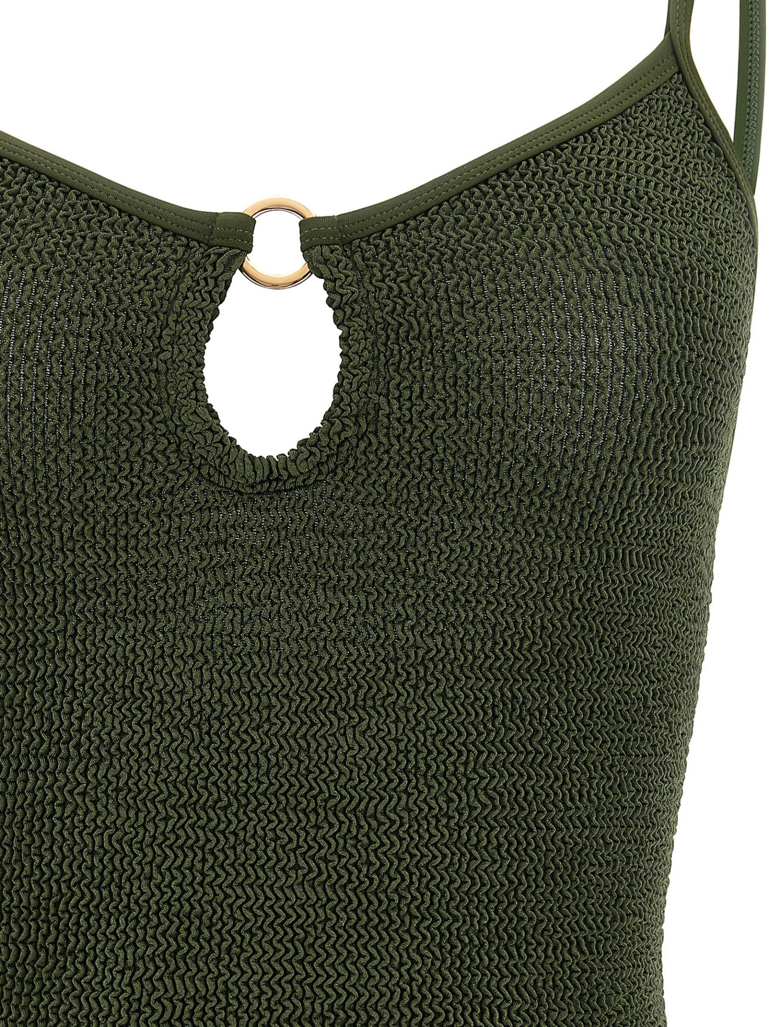 [Hunza G] Swimsuit FW26 TONISWIMMETALLICKHAKI