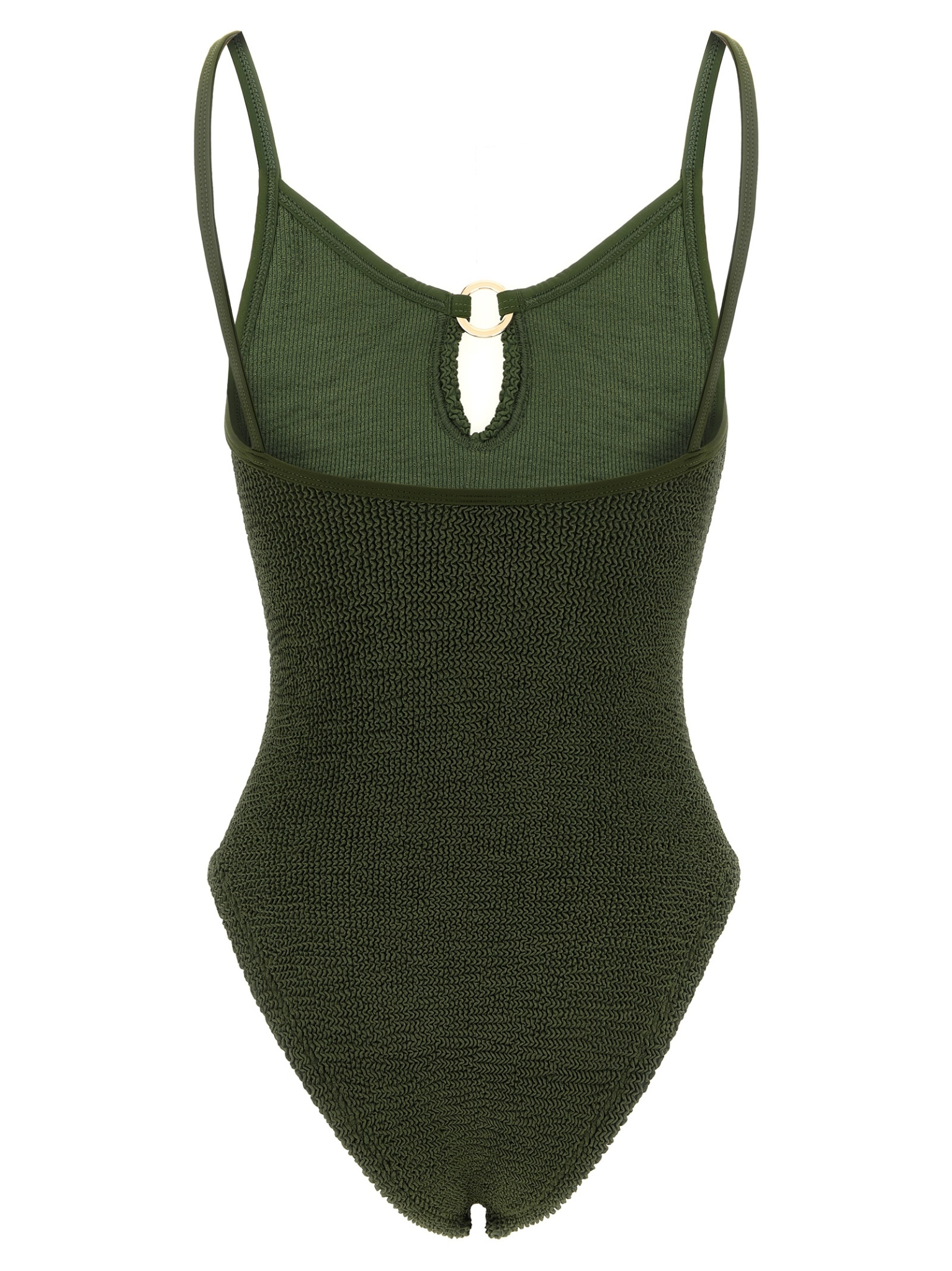 [Hunza G] Swimsuit FW26 TONISWIMMETALLICKHAKI