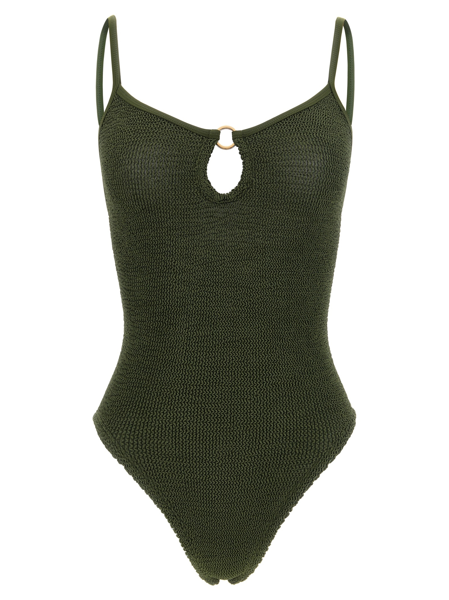 [Hunza G] Swimsuit FW26 TONISWIMMETALLICKHAKI